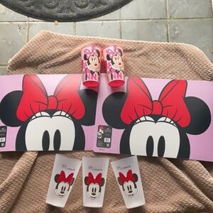 Minnie Mouse Placemat and Cup Set